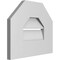 Ekena Millwork Octagonal Top Surface Mount PVC Gable Vent: Functional, w/ 3-1/2"W x 1"P Standard Frame, 14"W x 12"H GVPOT14X1201SF - alternate 5